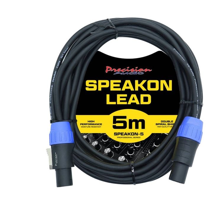 Precision Audio 5m Speakon To Speakon Cable