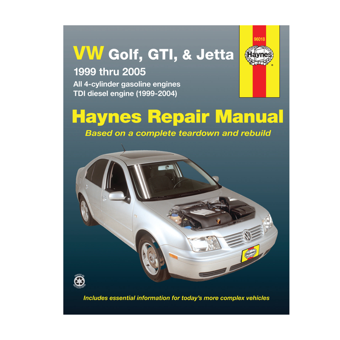 Volkswagen Golf,GTI,Jetta (99-05) TDI diesel (99-04) Haynes Manual