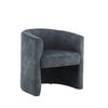 Maestro Furniture Jacelyn Velvet Fabric Accent Lounge Dining ArmChair Blue