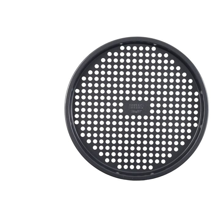 Bakers Secret Pizza Crisper Pan Non Stick Perforated For Crispy Crust 33cm