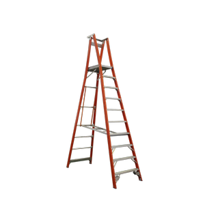 INDALEX 3.0m 150kg Industrial Fibreglass Pro Series Platform Ladder
