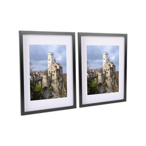 Nicola Spring Photo Frames with White A4 Mount - A3 (12" x 17") - Pack of 2