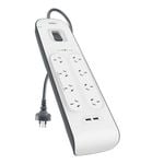 Belkin SurgePlus 8 Outlet 2 USB Surge Protector Powerboard