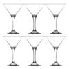 6pc Art Craft Belize Martini Drinking Glasses Set 175mL