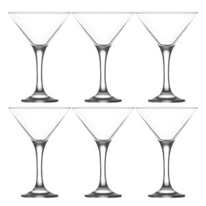 6pc Art Craft Belize Martini Drinking Glasses Set 175mL