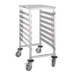 Vogue Gastronorm Racking Trolley 7 Level - Racking Trolleys (GG498)