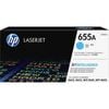 Hp 655a Original Laser Toner Cartridge - Cyan - 1 / Pack - 10500 Pages