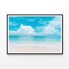 Tropical Beach with Blue Sky  Print 100% Australian Made 90x60cm  (Poster)
