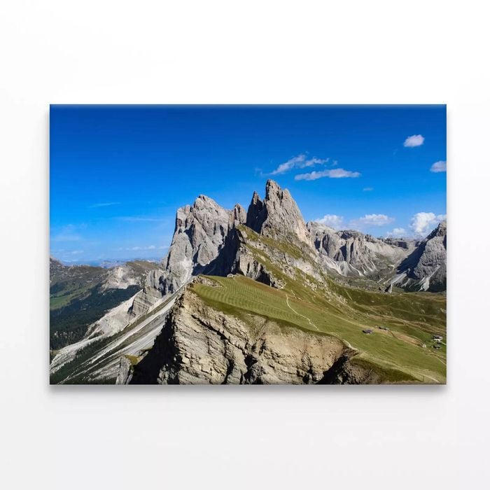 Rocky Mountain with a Road  Print 100% Australian Made 150 x 100cm  (Stretched)