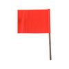 Brutus Orange PVC Flag On Timber Pole