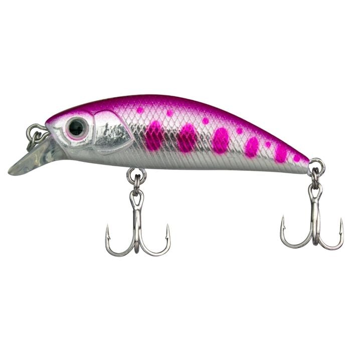 50mm FishArt Savvy Pink Fusilier Hard Body Fishing Lure - 3.6g Sinking Minnow Lure