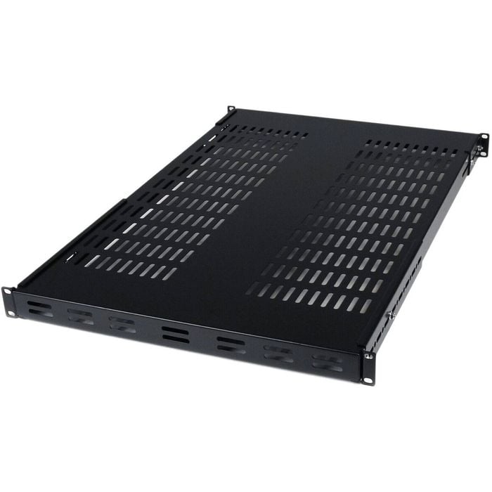 Startech.com 1u 19.5 To 38in Adjustable Mounting Depth Vented Rack Mount Shelf - 175lbs / 80kg