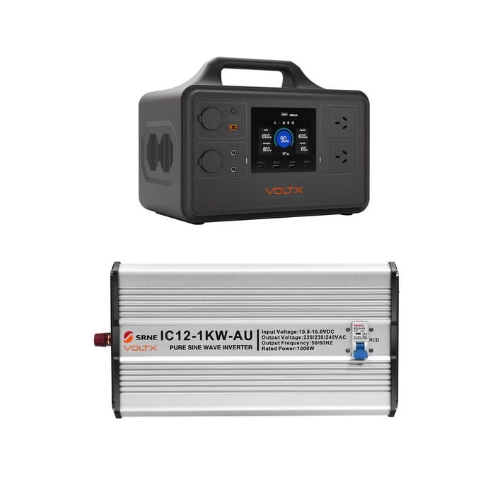 Voltx 1800w Portable Power Station + 12v 1kw Inverter