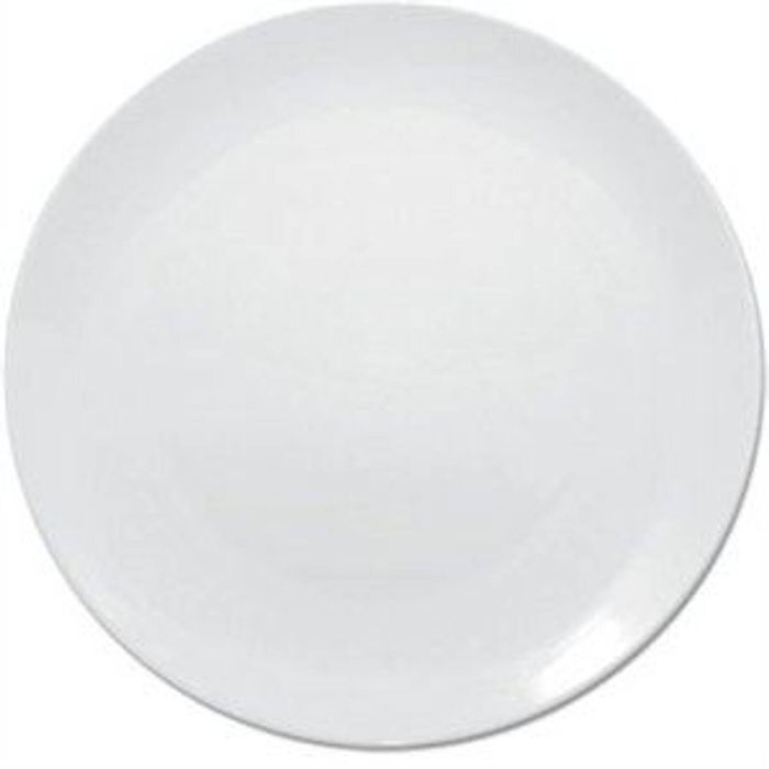Olympia Whiteware Coupe Plates 12 Pack 150mm Commercial Kitchen Tableware Dinnerware