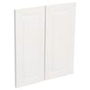 Kaboodle Gloss White Heritage Corner Base Cabinet Doors - 2 Pack