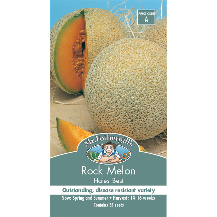 Mr Fothergill's Hales Best Rock Melon Vegetable Seeds