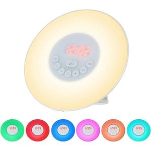 Catzon Sunrise Clock With Wake Up Light Radio Touch Sensor