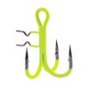 Mikado Jaws Vertical Treble Fishing Hook Fluoro 3/0