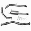 Ignite Exhausts Turbo Back For Nissan D22 Navara 2.5l 3" Cat & Muffler Raw Aluminised Steel