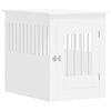 vidaXL Dog Crate Furniture Kennel Animal House Pet Cage White Engineered Wood