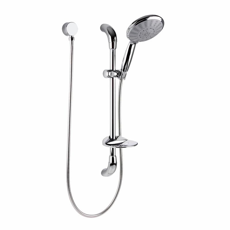 Mondella Chrome Cadenza 5 Function Slide Shower - Suitable For Unequal / Mains Pressure