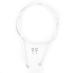 Windoware 2m Hooks and Eyes Expanding Curtain Wire Kit