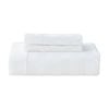 Grosvenor House 500TC Hotel Stripe Quilt Duvet Cover Bed Set Queen White