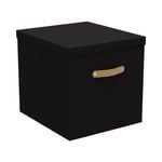 Flexi Storage Clever Cube Black Storage Box Insert With Lid 