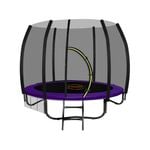 Kahuna Twister 8ft Springless Trampoline - Purple