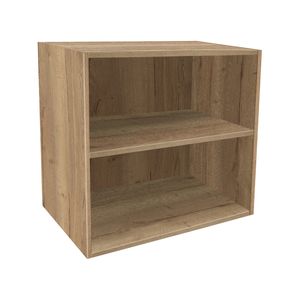 Kaboodle 700-799mm Hazelnut V Customisable Deep Open Med Wall Shelf