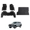 AUSGO Double-Layer Floor Mats & Boot Liner Set for Nissan Patrol GU Y61 1997-2015 Car Floor Liners Cargo Mat