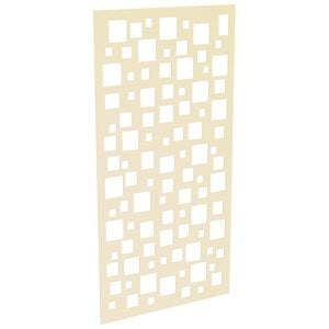 ProtectorAl 300-1200w x 1201-2400h Primrose Squares Unframed Solid Aluminium Decorative Panel 