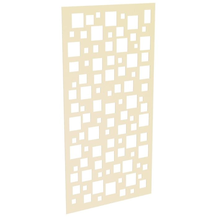 ProtectorAl 300-1200w x 1201-2400h Primrose Squares Unframed Solid Aluminium Decorative Panel 