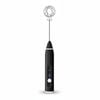 VIKUS Black Rechargeable Electric Milk Frother Handheld (3 Speeds)