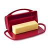 Better Dish Butter Kitchen Storage Dish/container With Flip Top Lid Red