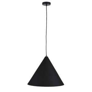Oriel Lighting Conic Stylish Conical Pendant Light Black 45cm