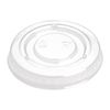 Fiesta PET Bagasse Cup Lids Recyclable Clear Stackable Takeaway Beverage Covers 8mm Pack of 1000