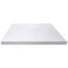 Vevor 76.2 Mm Thickness Mattress Topper White Queen Size Soft Memory Foam Detachable For Any Bed