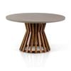 Burleigh Round Concrete Look Dining Table