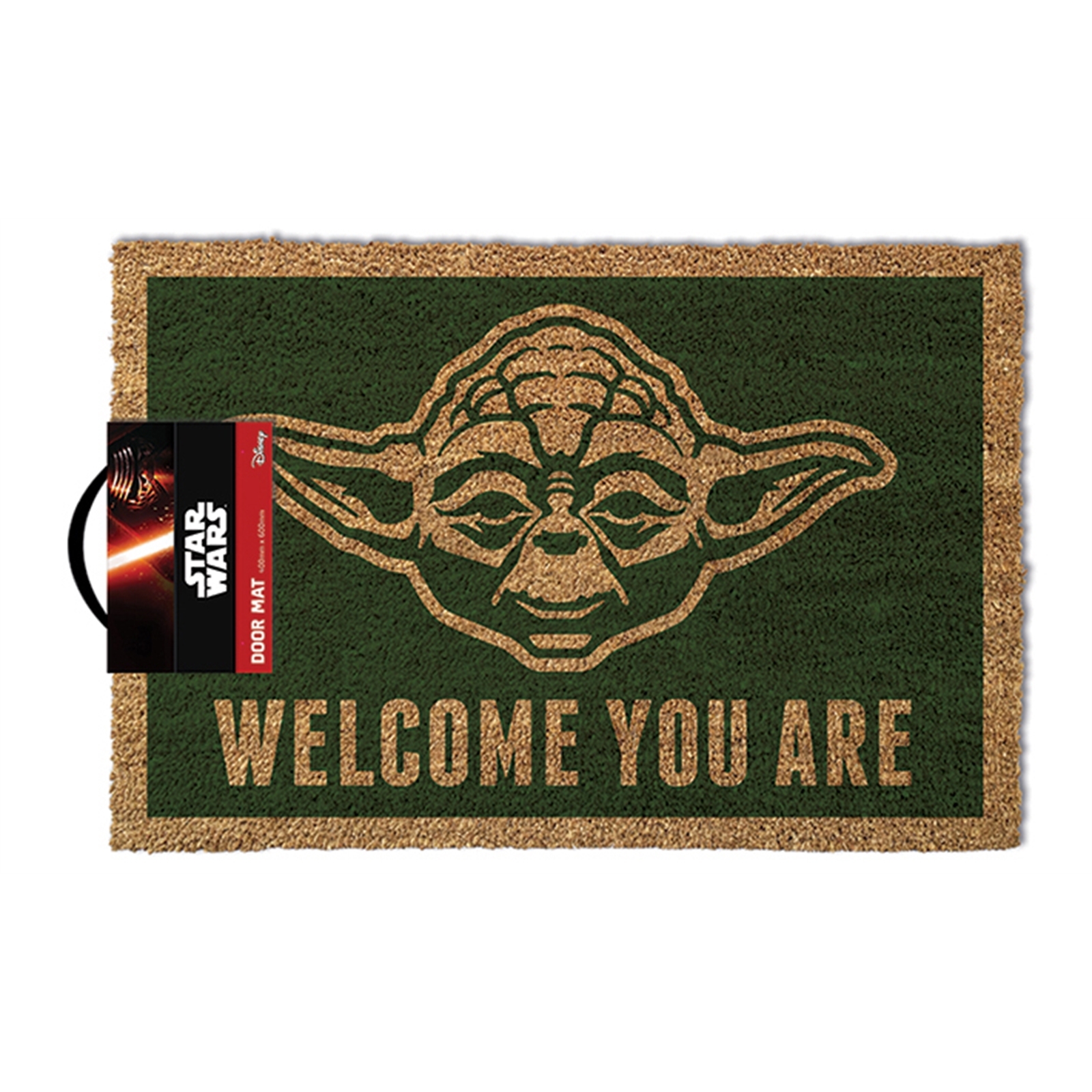 Star Wars 60 x 40cm Outdoor Coir Mat 'Yoda - Welcome You Are' product image