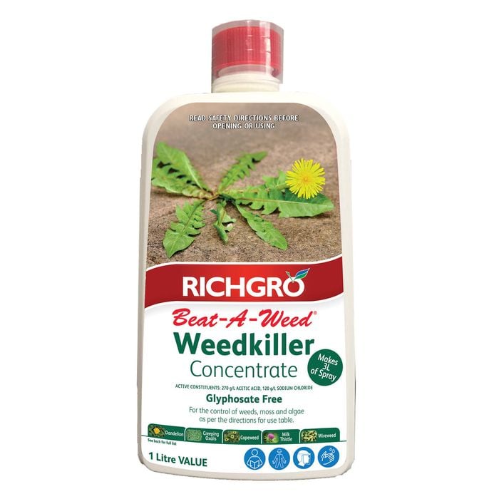 Richgro 1L Beat-A-Weed Natural Weedkiller Concentrate Refill