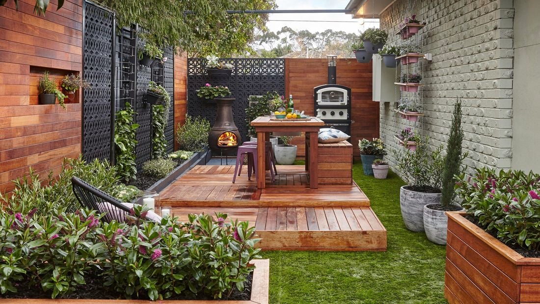 Outdoor entertaining area