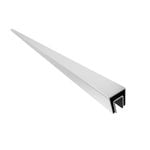 ProtectorAl 25 x 21 x 2400mm Mirror Polish Stainless Steel Friction Fit Handrail