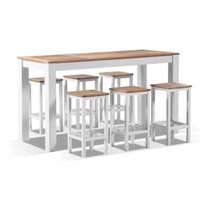 Outdoor Balmoral 6 Seater Alfresco Bar Setting