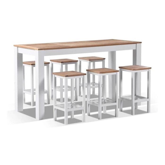 Outdoor Balmoral 6 Seater Alfresco Bar Setting
