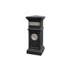 Northcote Pottery 36 x 90cm Charcoal Plymouth Pillar Letterbox