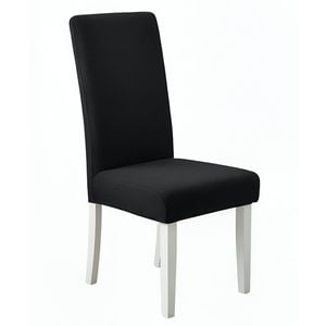 Anyseat Chair Cover Black Corn Kernels Waterproof Universal Size For Dining Room Stretch Seat Slipcovers