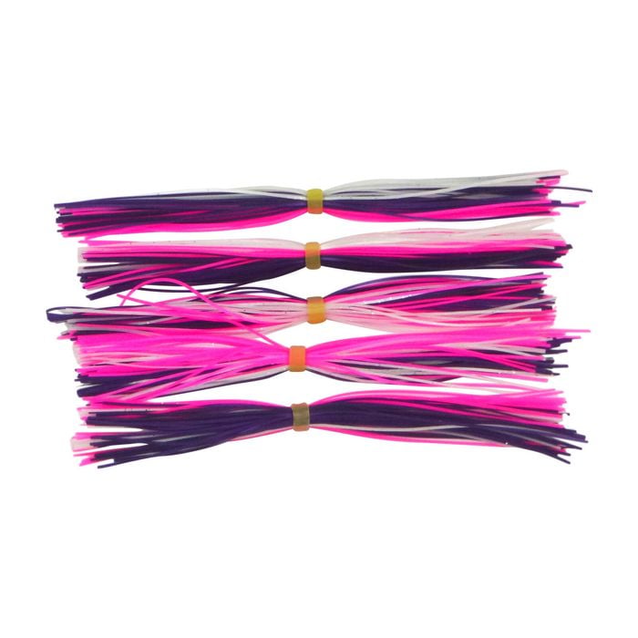 Dekoi Lure Skirts, Hot Flash, 5 Pack