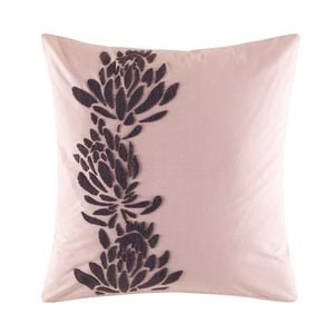 Kas Australia Dalby Euro Throw Pillowcase 65x65cm - Blush