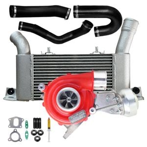 Gen1 High Flow Vt13 Turbo Charger With 64mm Intercooler & Hoses For Mitsubishi Pajero 4m41 3.2l